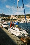 Port-vendres: Pampero au quai du commerce.